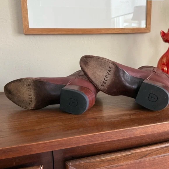 Tecovas Brown Heeled Boots - Picture 4 of 5